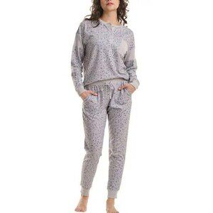 Splendid Women's Soft French Terry 2 Piece Lounge Pajama Set Size XL Sleepwear